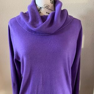 Purple Coldwater Creek Sweater